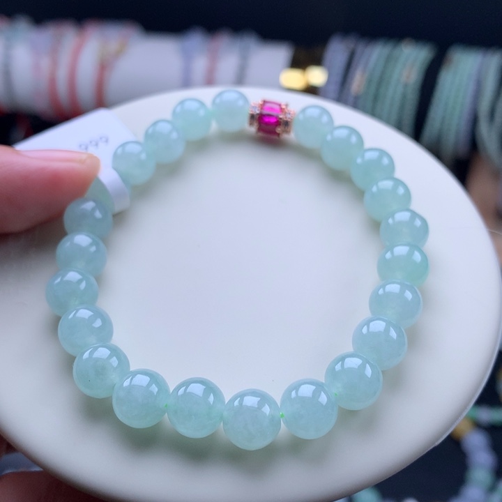 未镶嵌手串翡翠卡8