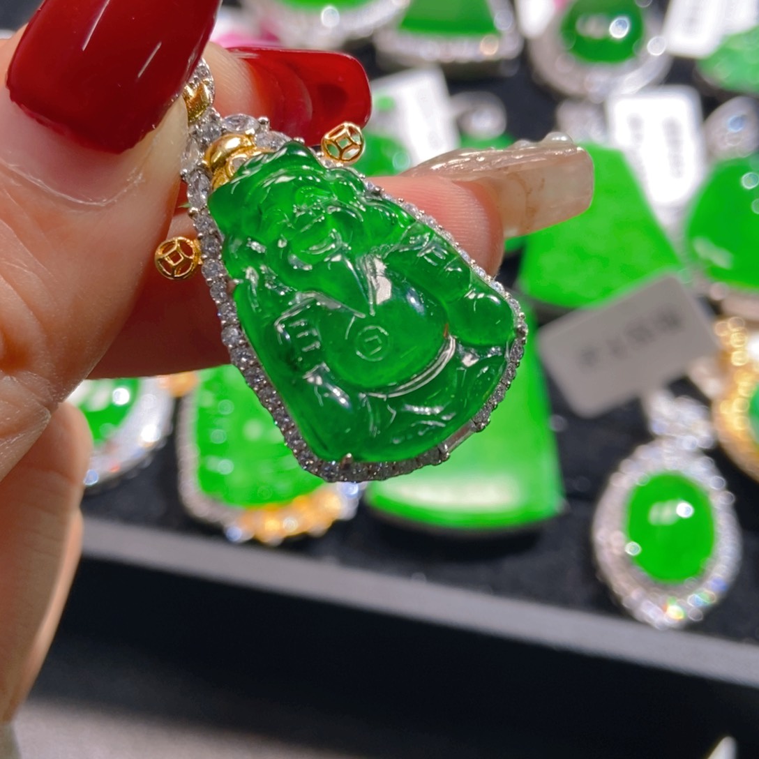 翡翠吊坠(不含链)未镶嵌