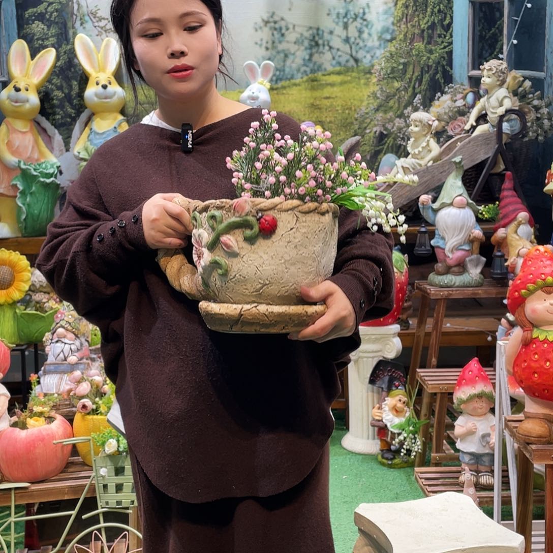 摆件花园摆件红红火火
