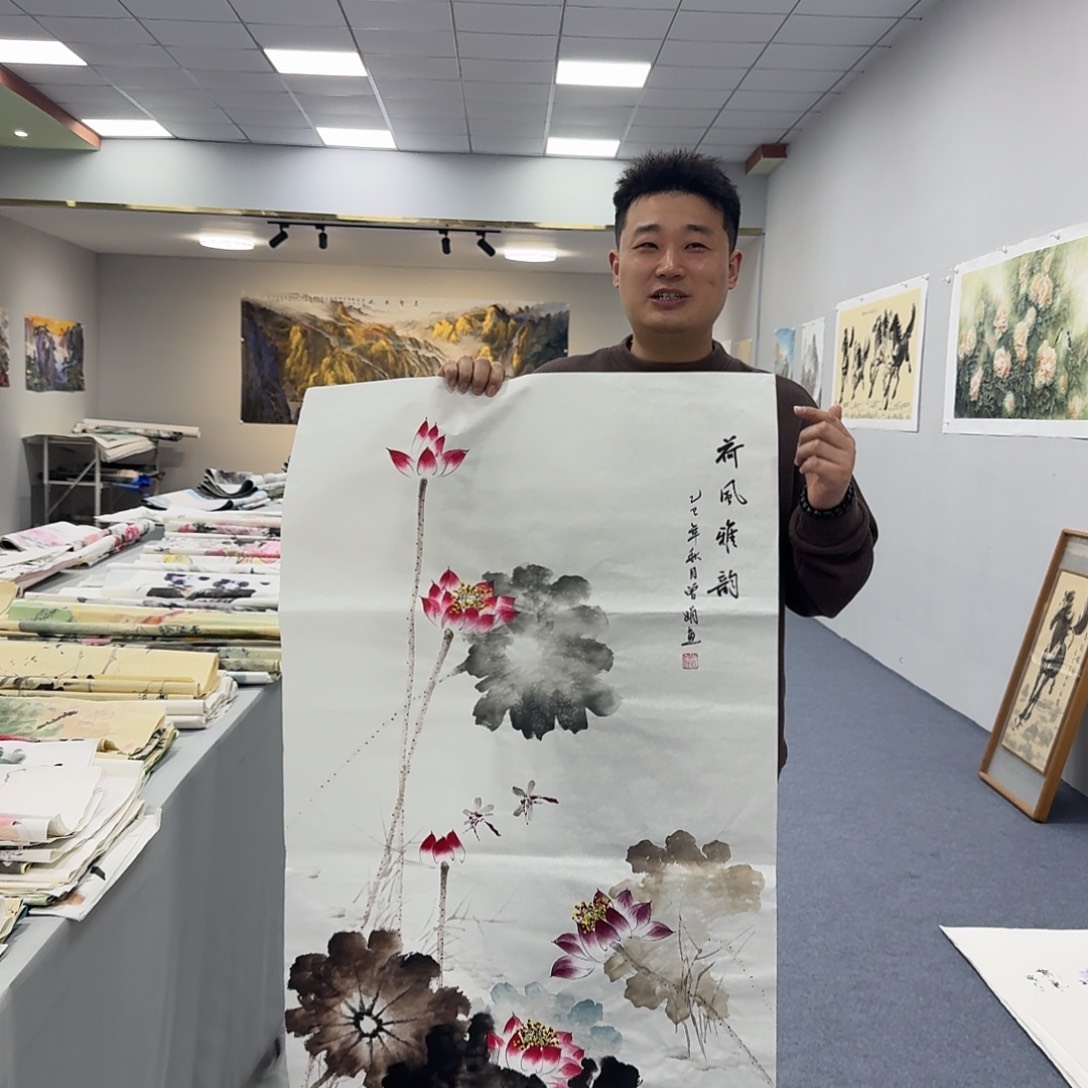 国画国画作品宣纸纯手绘
