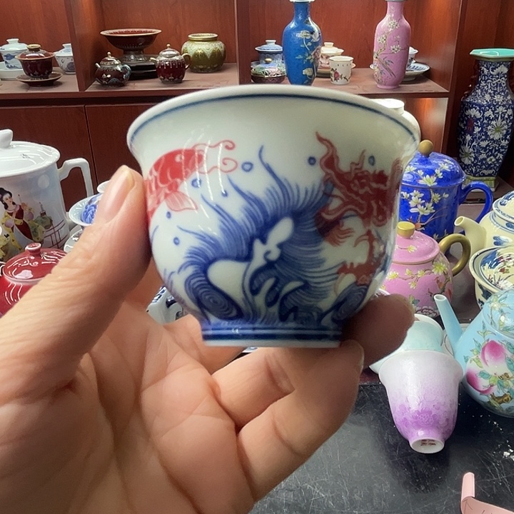 摆件景德镇陶瓷老厂瓷9