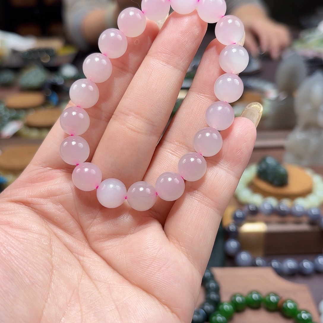 和田玉未镶嵌手链10 