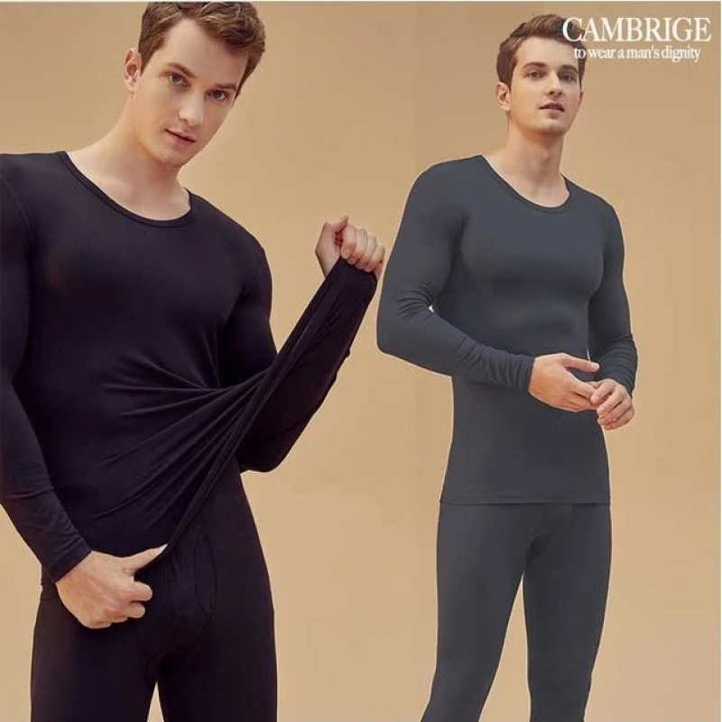 大捡漏！原盒装！出韩单高效锁温保暖冬季男士秋衣长裤保暖内衣套装