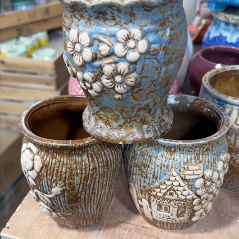 陶瓷满9元发货都是福利花盆