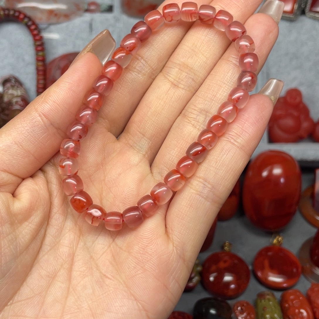 南红玛瑙未镶嵌配饰