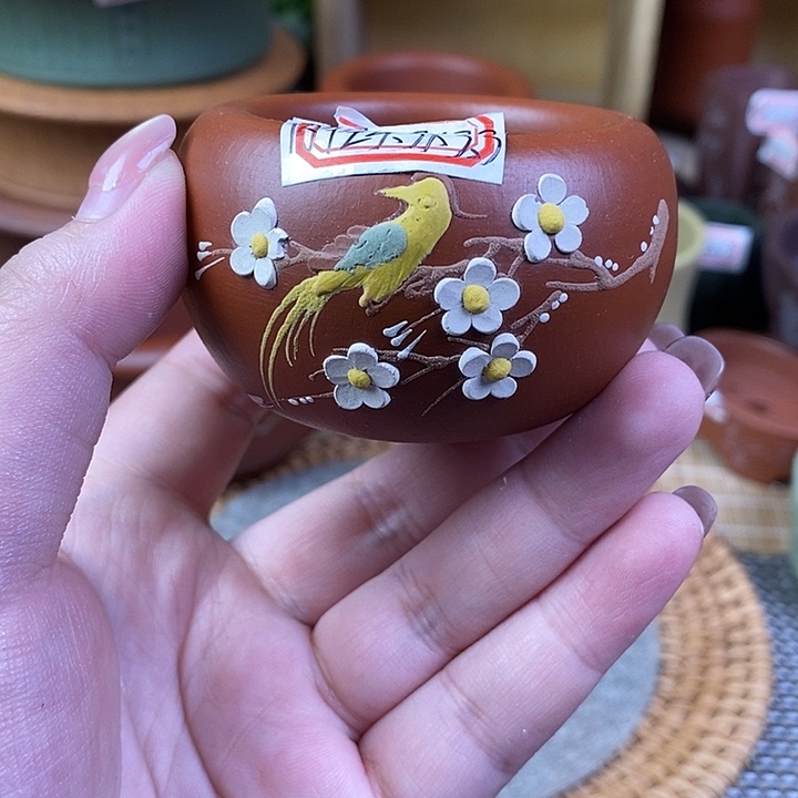 琉璃手工艺品宜兴紫砂精品花盆