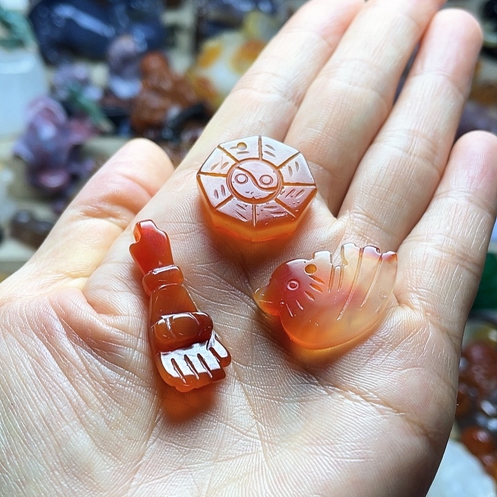 玛瑙/玉髓未镶嵌饰品