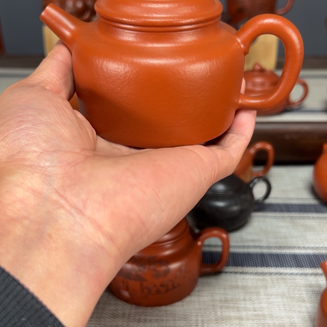茶壶紫砂落***悔全手工德钟容量200c c