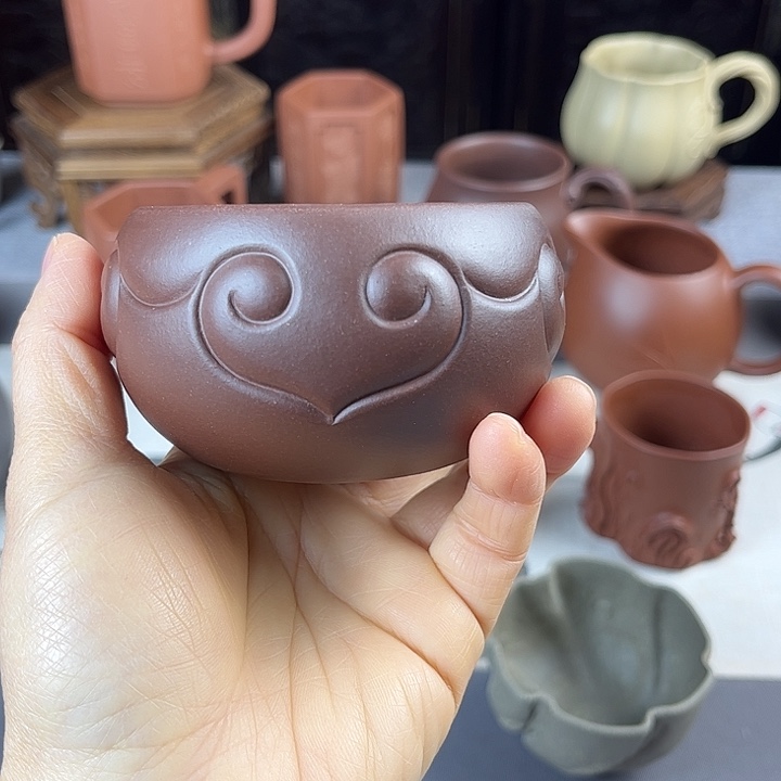 I***e紫砂茶杯全手主人杯容量180