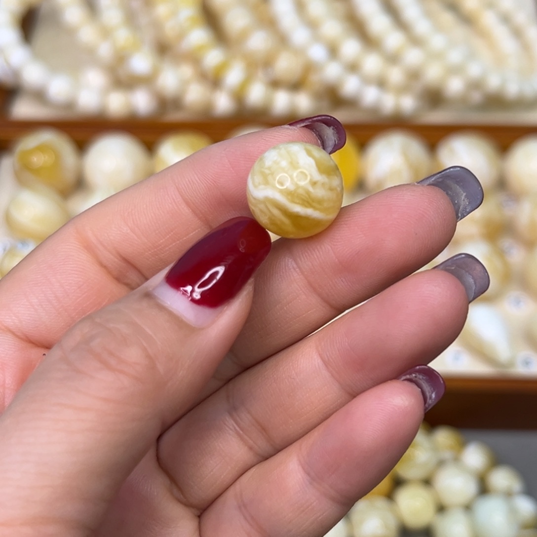 琥珀裸石未镶嵌14.2虎皮