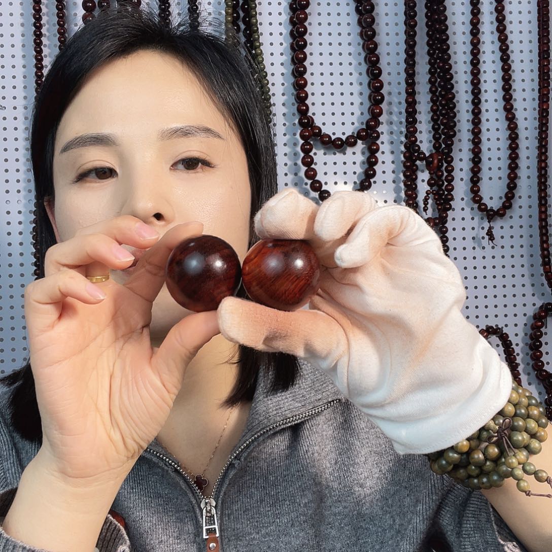 紫光檀紫檀4.0手球