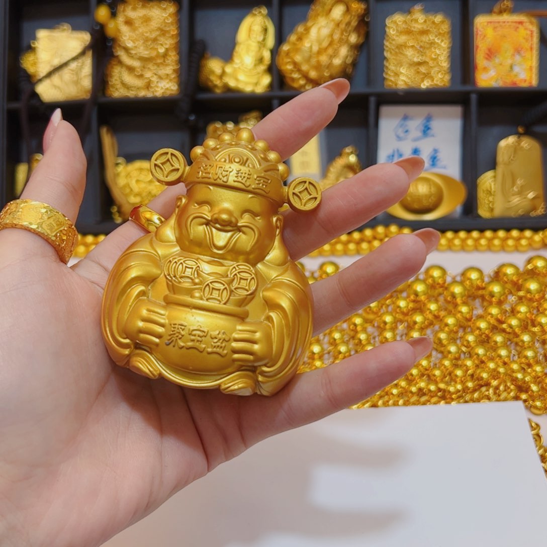 合金无合金无财神摆件