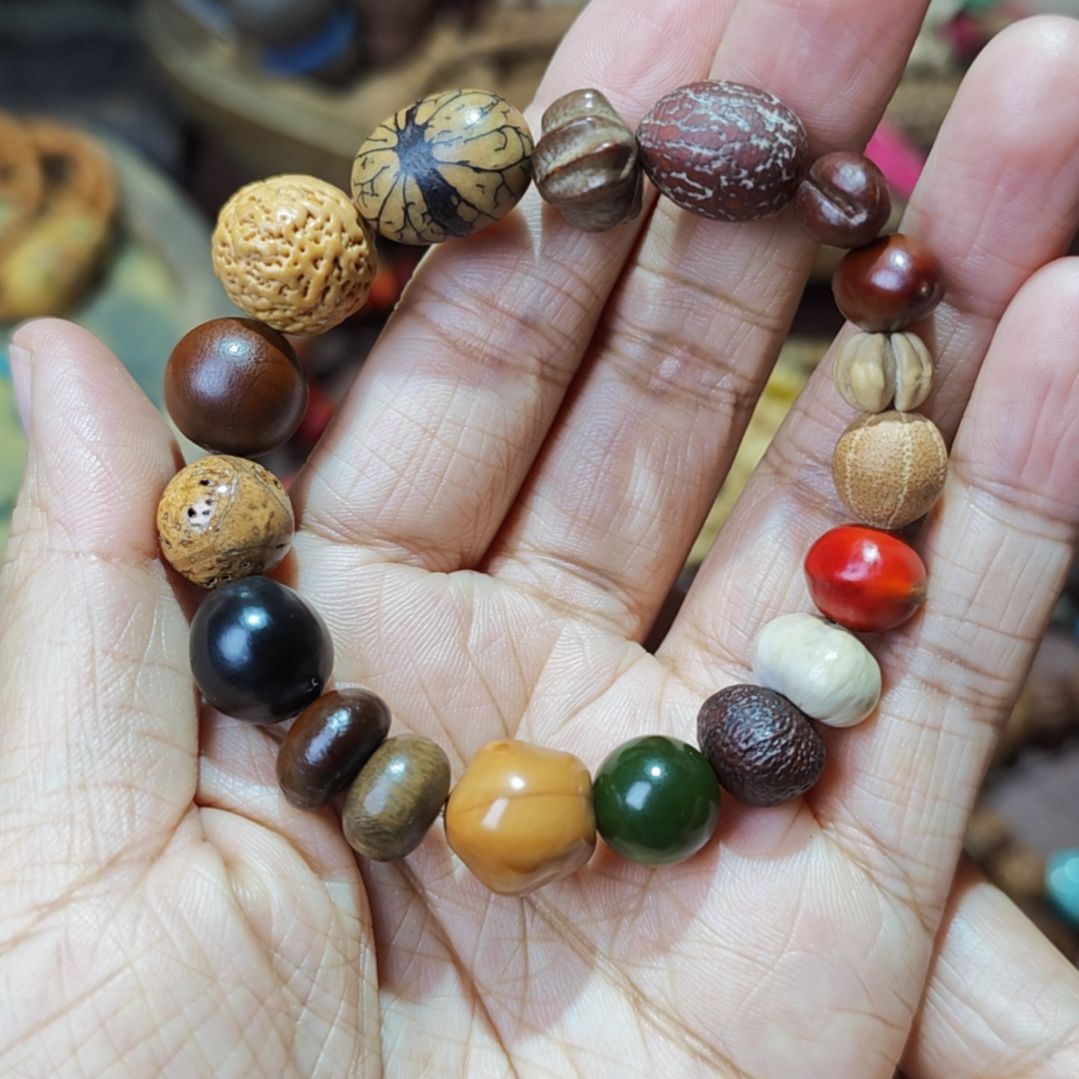 吊坠紫金鼠18籽菩提