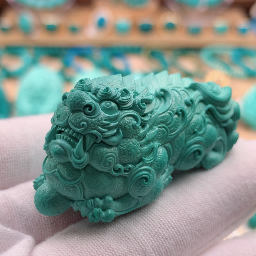 绿松石珠宝奇石未镶嵌