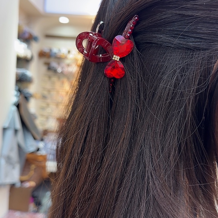 布艺铁合金红色半扎-18