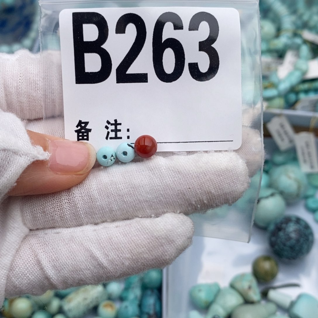 未镶嵌卡5老型一对南红玛瑙我****一