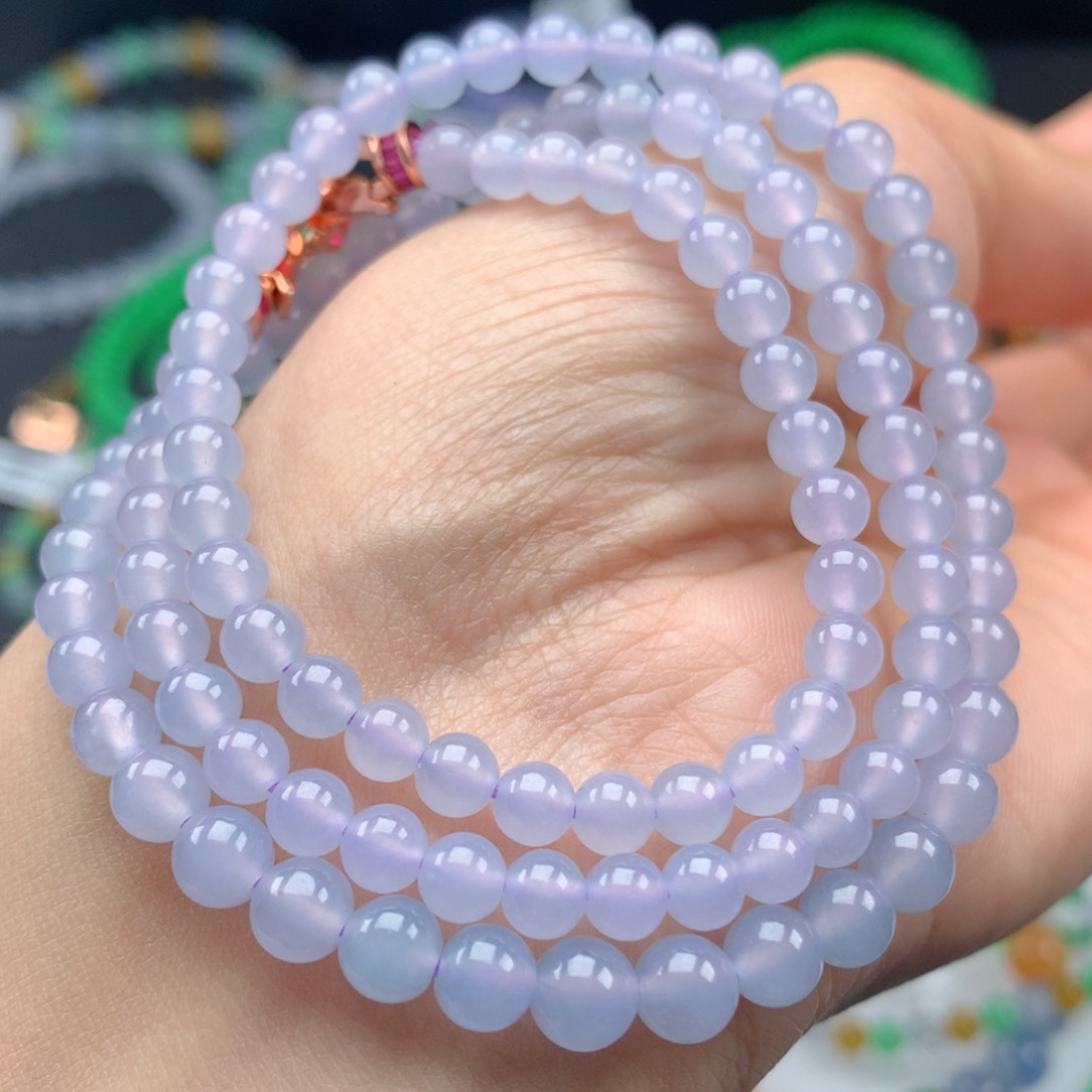 翡翠手链未镶嵌卡