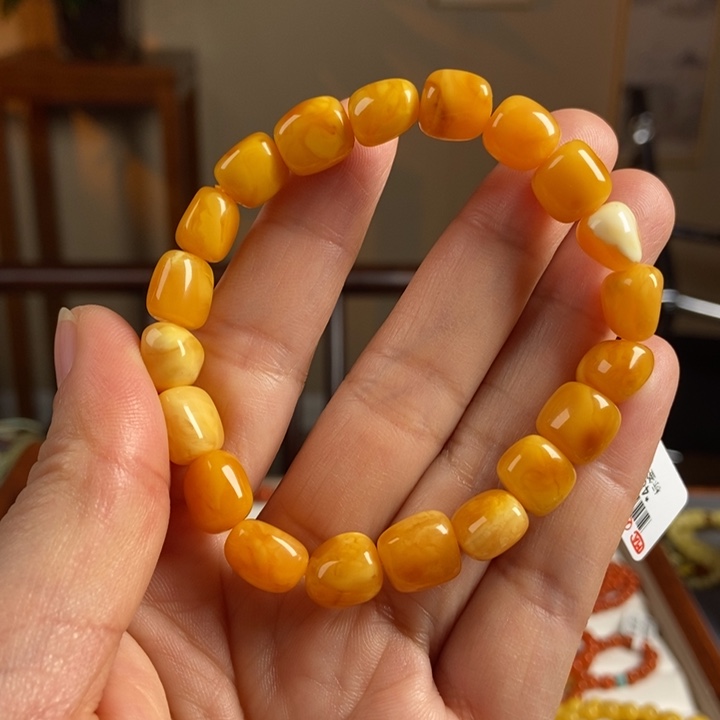 琥珀手链未镶嵌蜜蜡手串10
