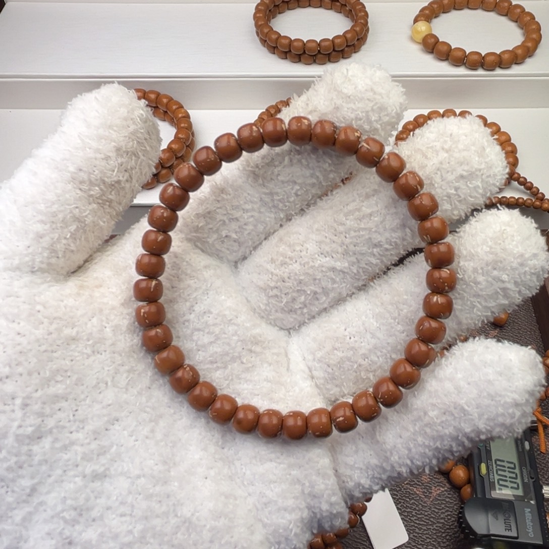 紫金鼠手串火焰纹纯肉