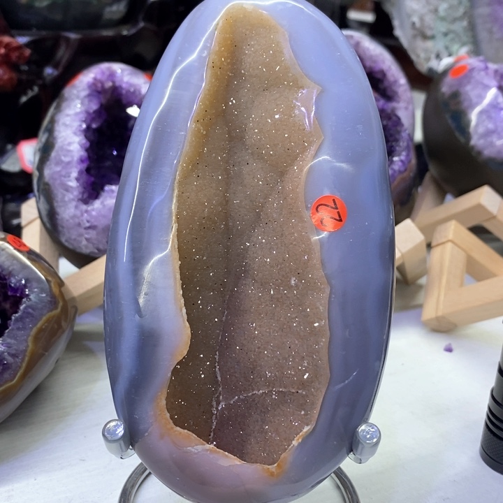紫晶摆件未镶嵌平****8莹