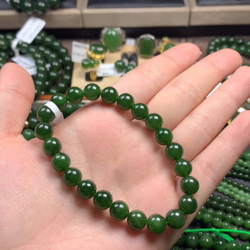 【闪购商品】和田玉（碧玉）手串未镶嵌✖️****