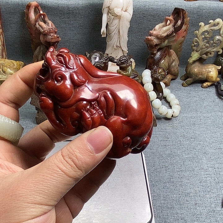 用***6和田玉未镶嵌挂件