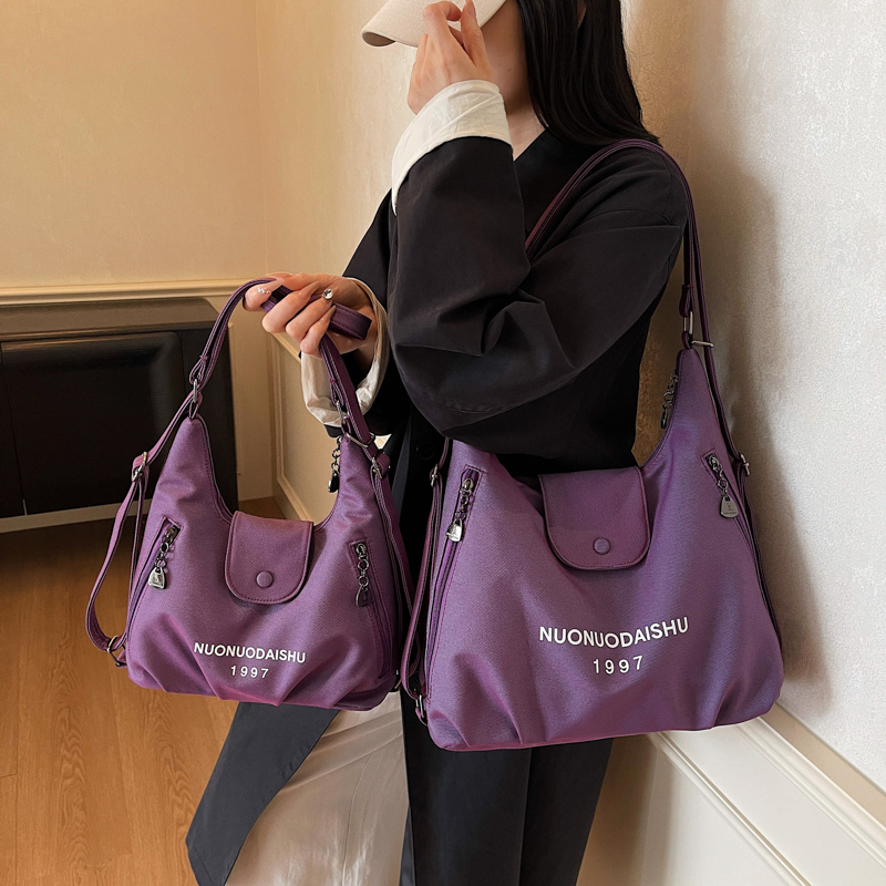 轻职风托特包一体款复古风双肩斜挎单肩包大包包肩包网红ins