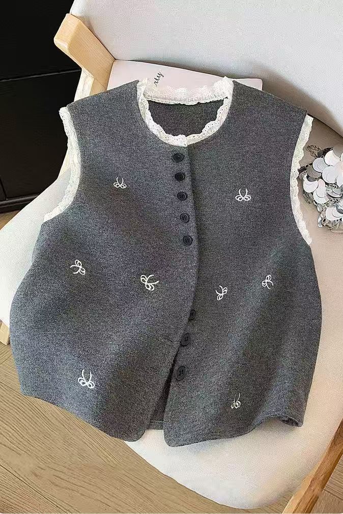 351-400时尚百搭轻淑风马甲