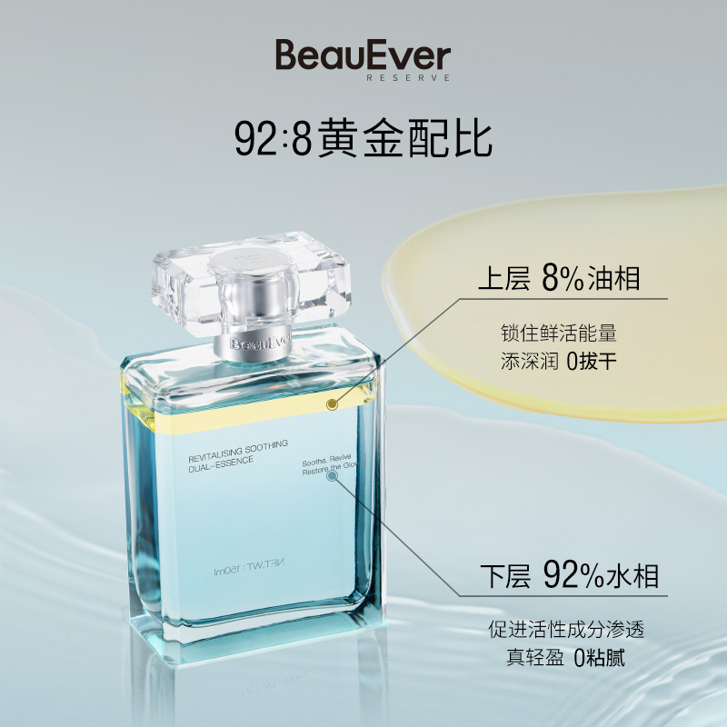 BeauEver紧致焕亮极光油8ml+ 抗皱修护蓝宝瓶30ml