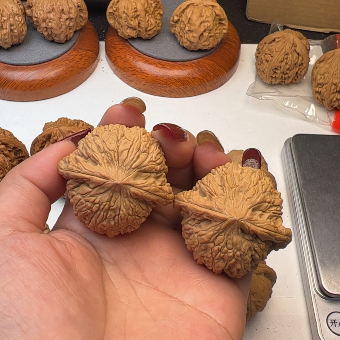 文玩核桃吊坠5号42泥鳅背全