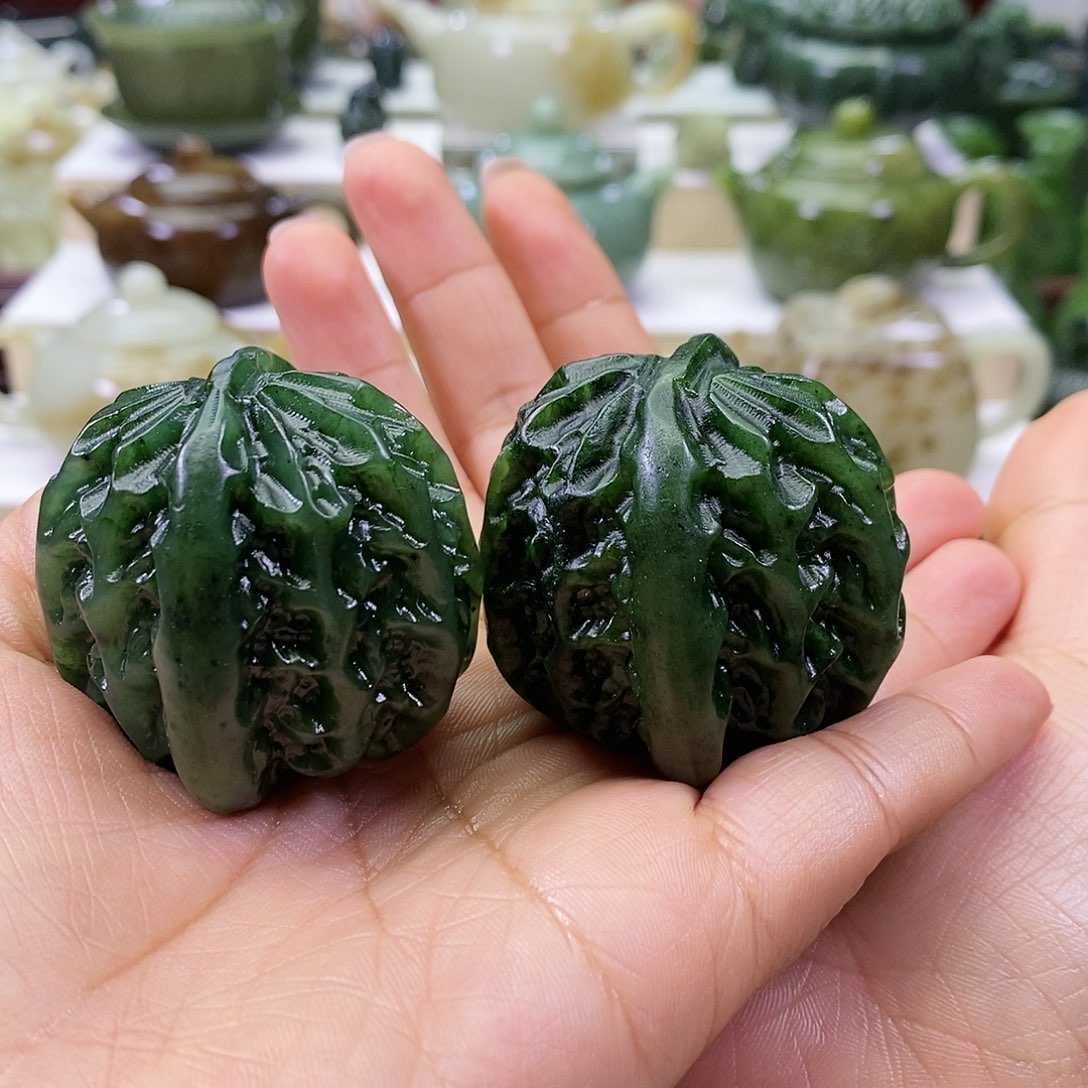 和田玉核桃未镶嵌