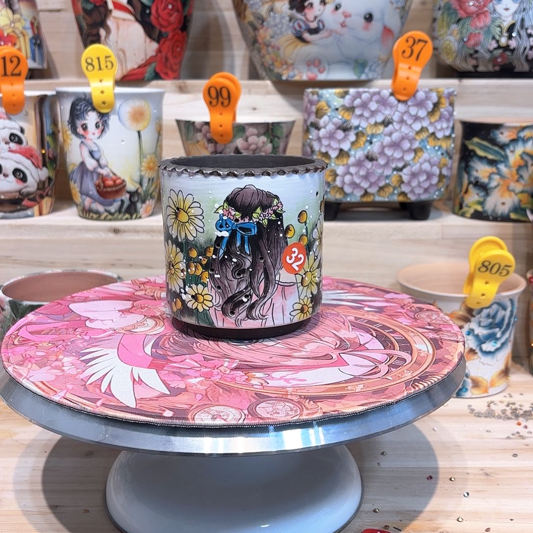 紫砂花盆手工花盆默认微瑕9/11