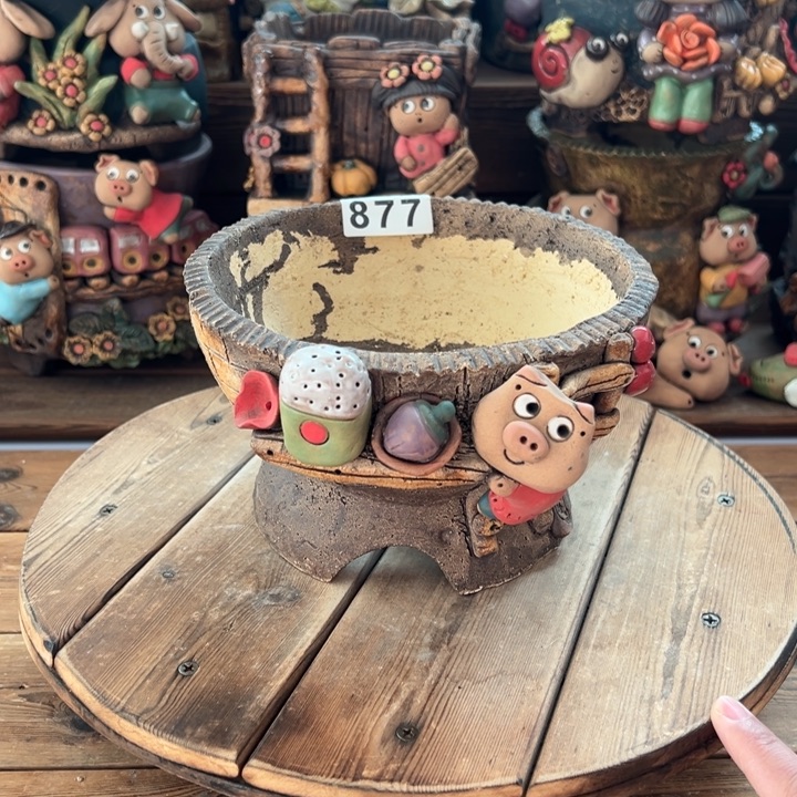 嘻哈多肉花盆百搭