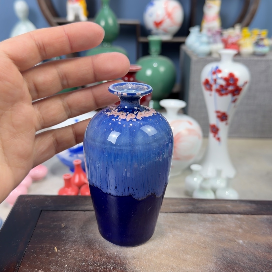 陶瓷手工小花器摆件