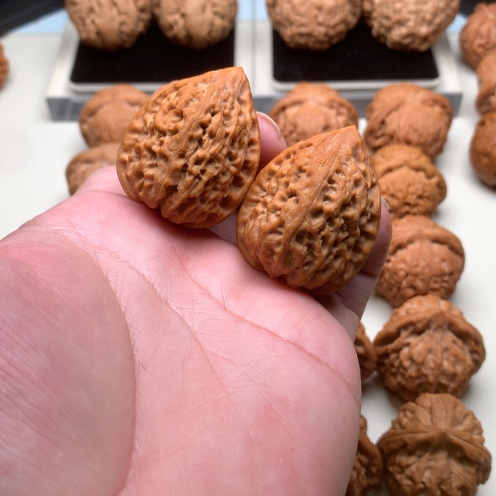 文玩核桃吊坠沈鸡34.5