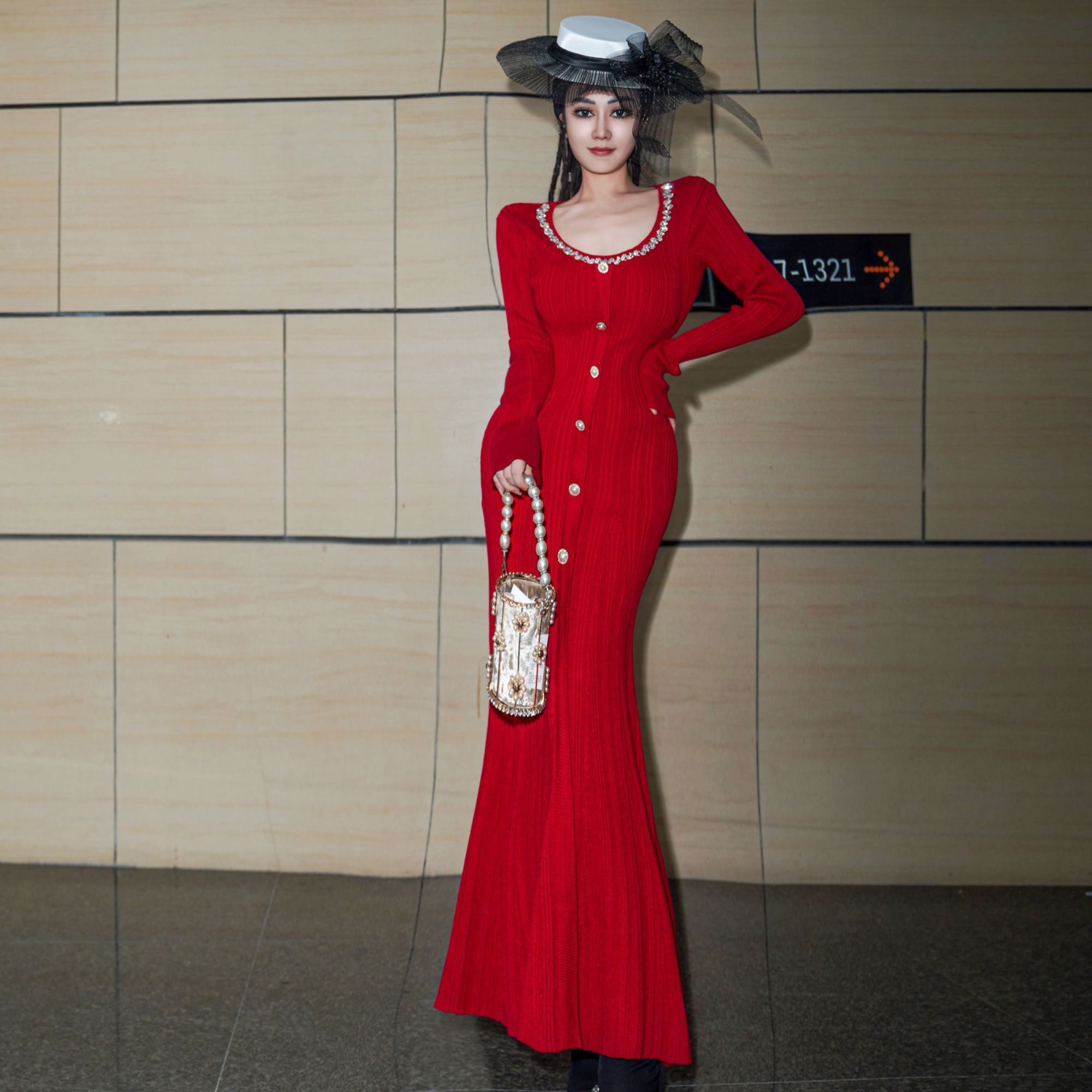 【星姐推荐】星原创高级定制「伯牙绝玹」设计师优雅时尚名媛风连衣裙