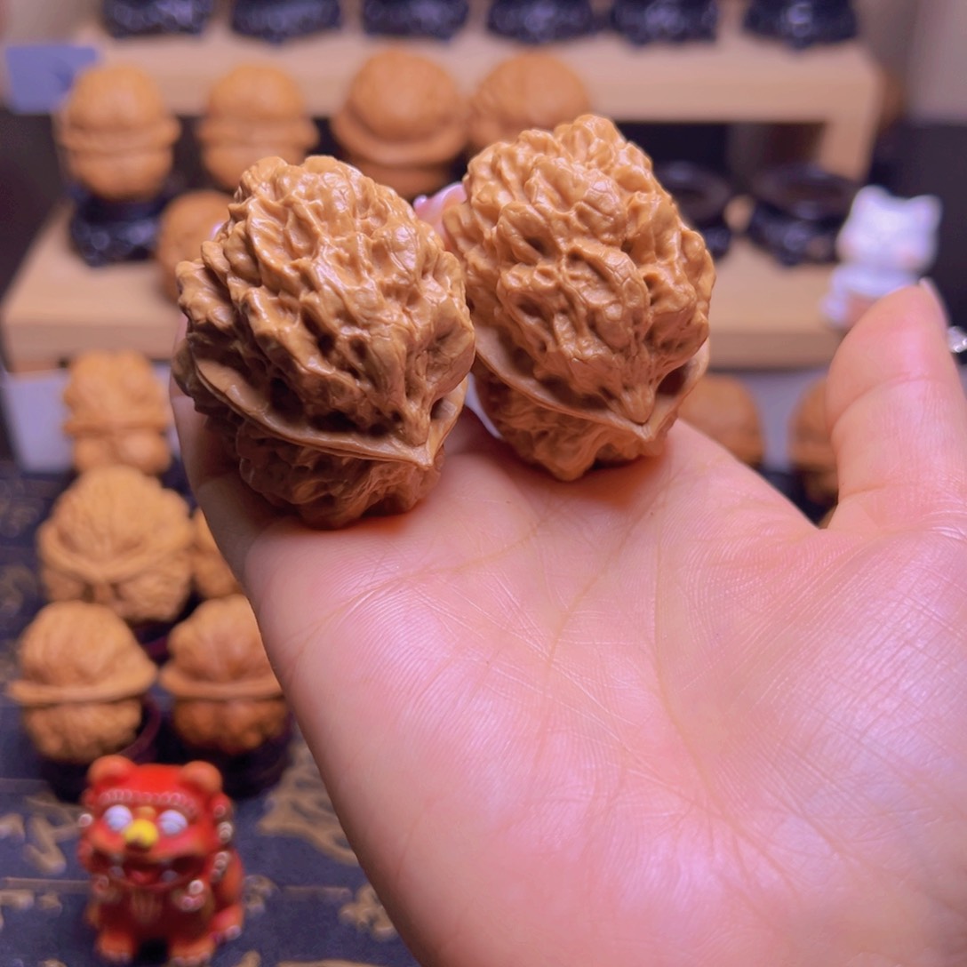 文玩核桃把件上古蛤蟆头H16