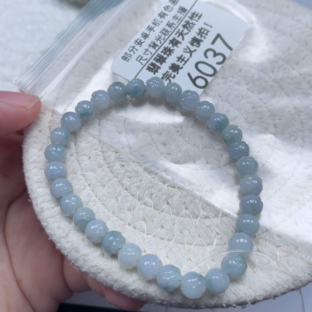 翡翠未镶嵌颈饰天然A货缅甸翡翠6.3mm