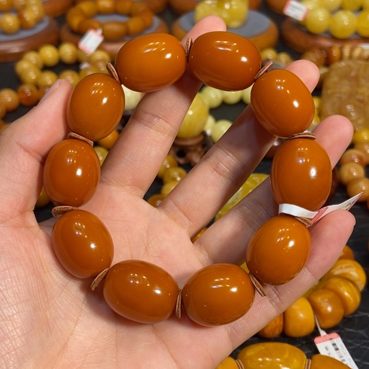 琥珀手链未镶嵌蜜蜡