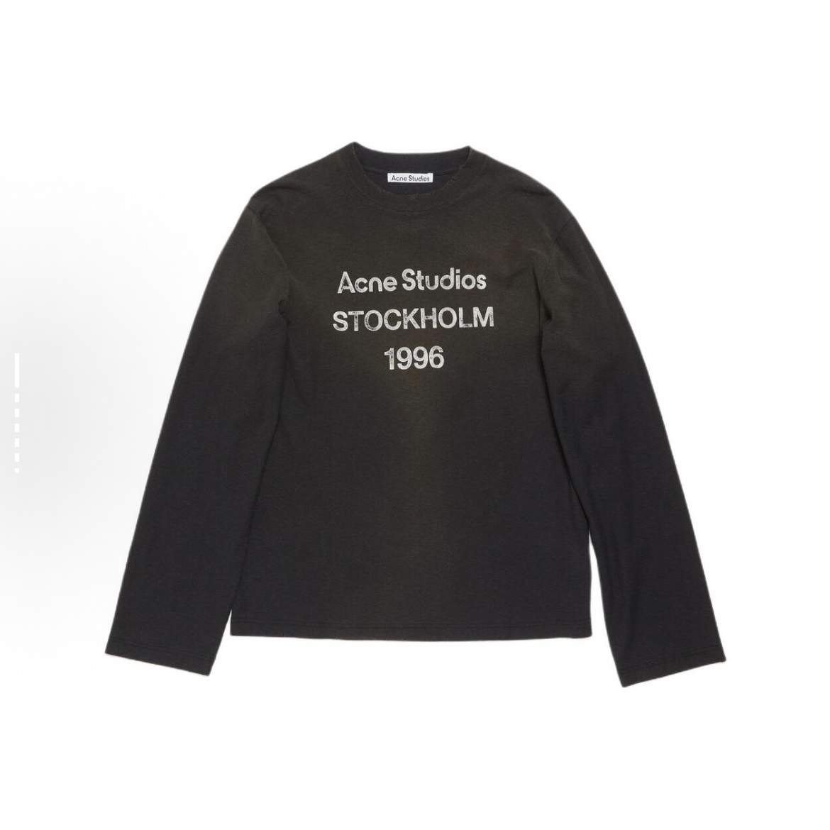 Acne 1996系列字母印花图案宽松圆领长袖卫衣