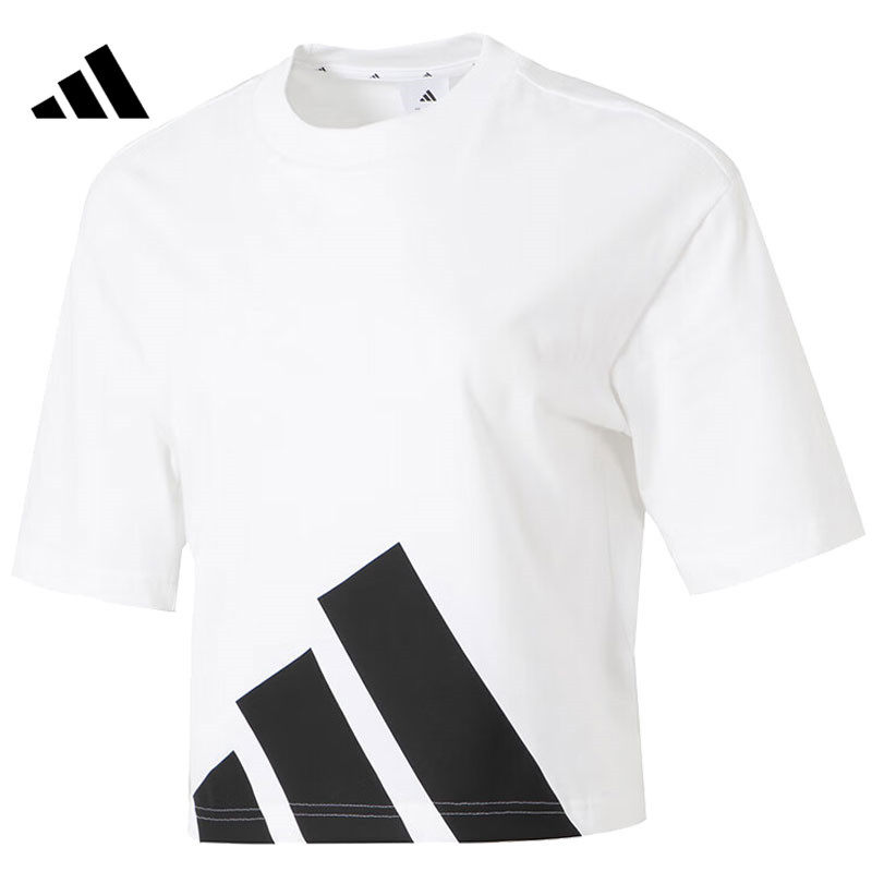 【法雅体育】adidas阿迪达斯夏季女子运动休闲短袖T恤JG8737