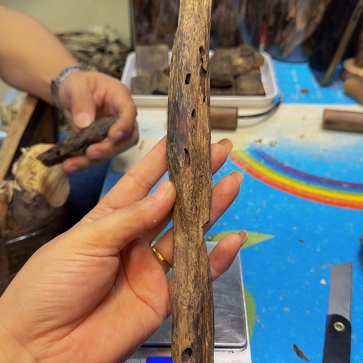 沉香沉香碎屑紫棋50克