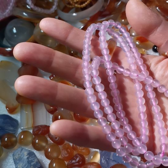 花***衣玛瑙/玉髓未镶嵌简单卡6的108粒