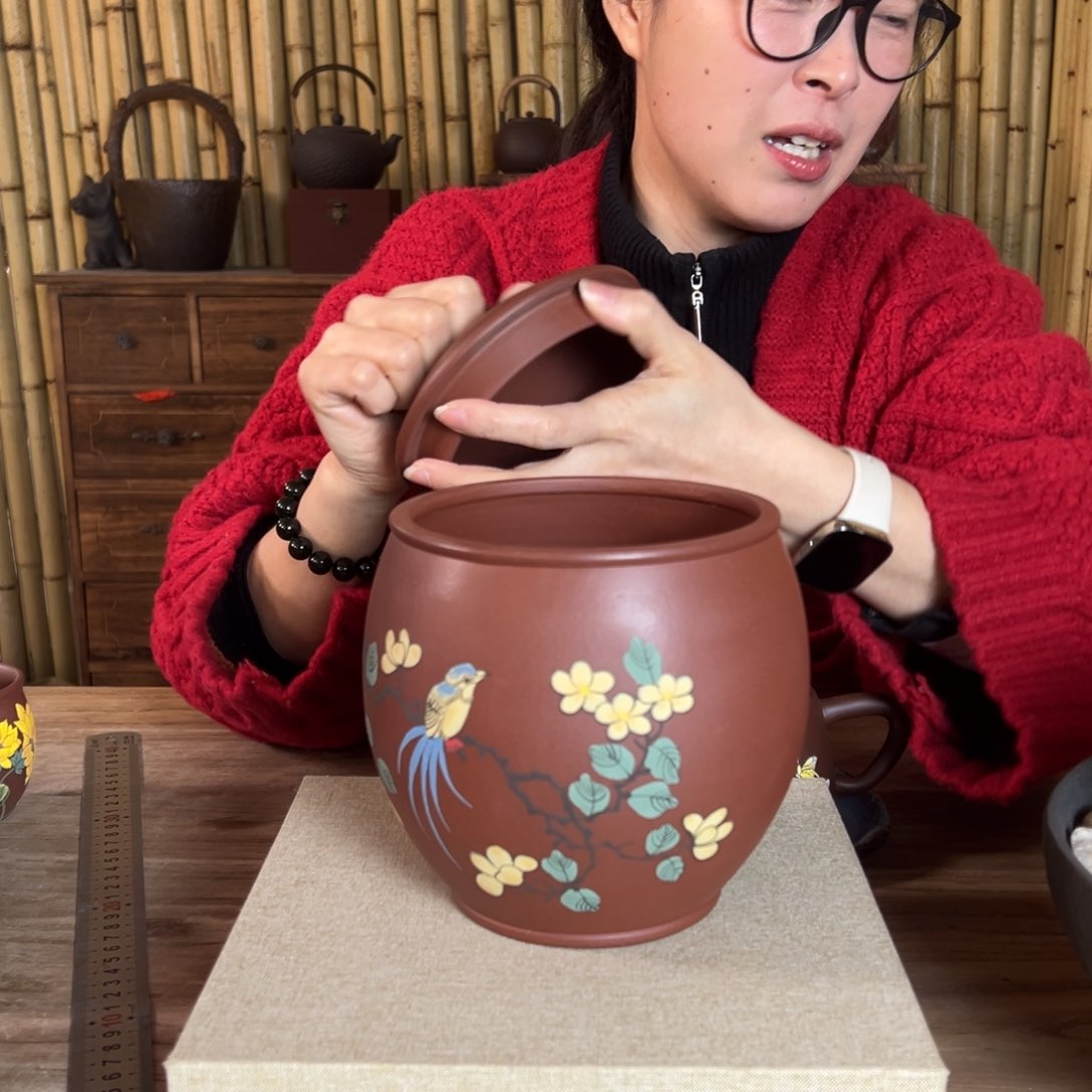 紫砂茶叶盒二级品瑕疵29000000000000