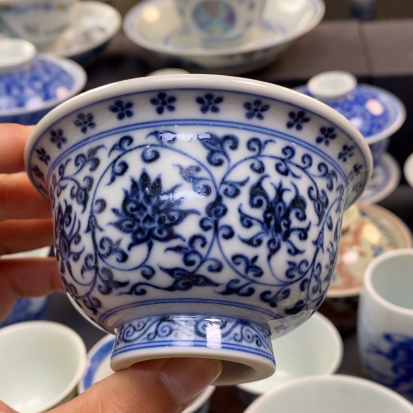 【闪购商品】景德镇青花主人杯