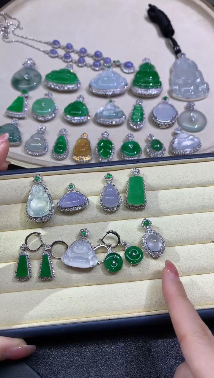 【可心臻选彩虹盘】翡翠-18K金-多样性发其一BC10|CXQ21