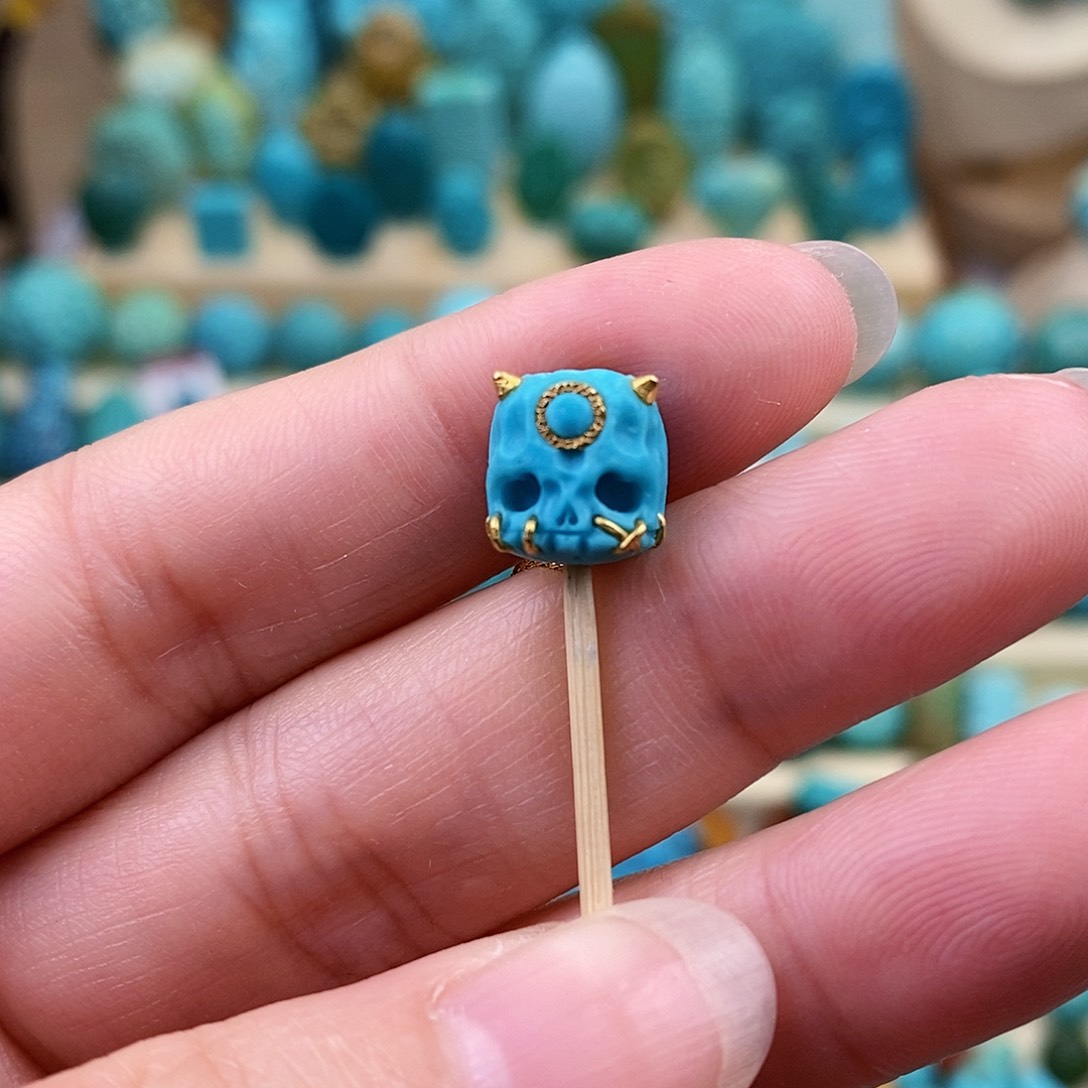 绿松石珠宝奇石未镶嵌