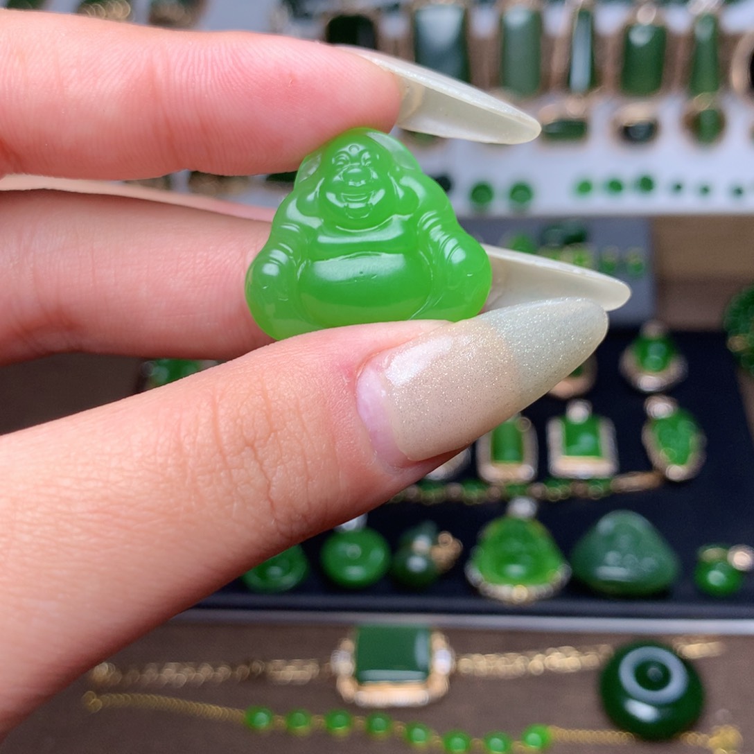 和田玉（碧玉）吊坠未镶嵌