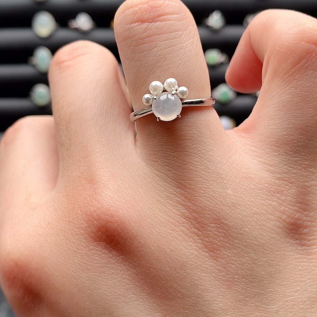 翡翠耳饰银S925镶嵌0178