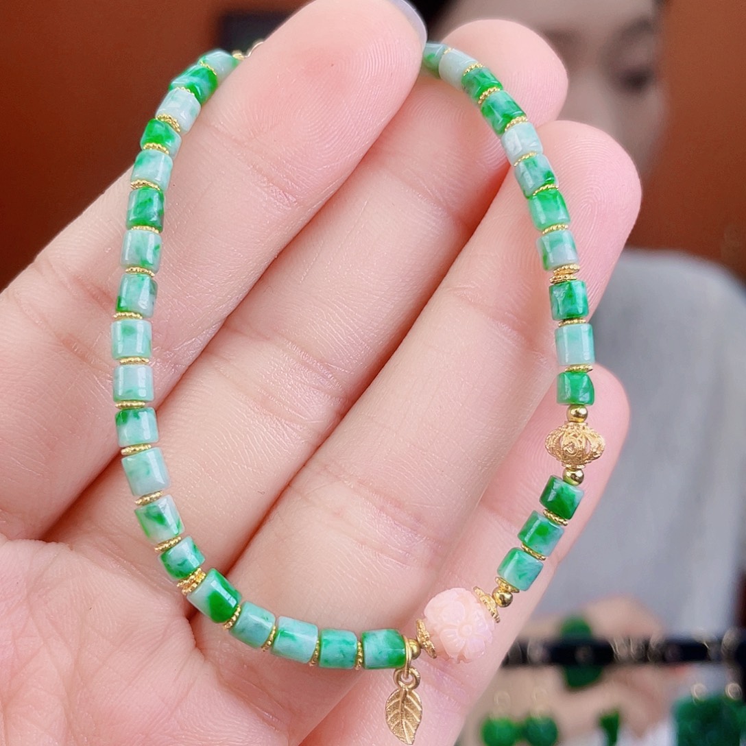 翡翠未镶嵌耳饰饰品